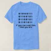 Funny Computer Science Programmer Binary Code Geek T-shirt (Design voorkant)