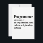Funny Computer Science Programmer Definition Bedankkaart<br><div class="desc">grappig,  gift,  verjaardag,  computer,  code,  programmeur,  geek,  ontwikkelaar,  software, </div>