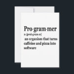 Funny Computer Science Programmer Definition Bedankkaart<br><div class="desc">grappig,  gift,  verjaardag,  computer,  code,  programmeur,  geek,  ontwikkelaar,  software, </div>