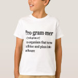 Funny Computer Science Programmer Definition T-shirt<br><div class="desc">grappig,  gift,  verjaardag,  computer,  code,  programmeur,  geek,  ontwikkelaar,  software, </div>