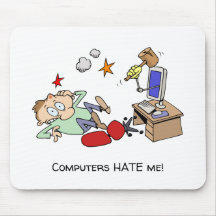 Funny Computers haten me Cartoon