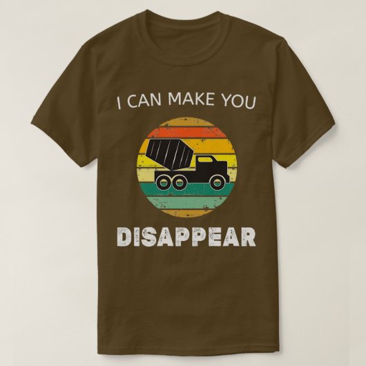 Funny Concrete Mixer Cement Mixer Truck Driver Gif T-shirt (Design voorkant)