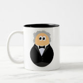 Funny Conductor Tweekleurige Koffiemok (Links)