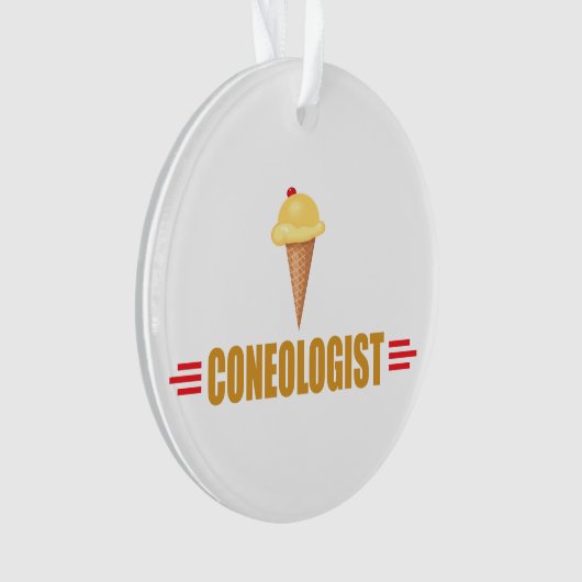 Funny Coneoloog Ornament (voorkant)