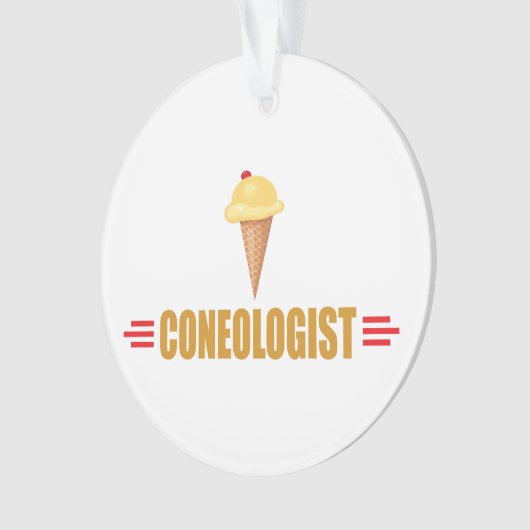 Funny Coneoloog Ornament (voorkant)