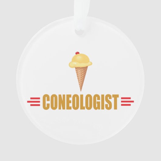 Funny Coneoloog Ornament (voorkant)