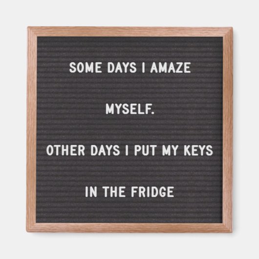 Funny Confidentiote Quote Magneet (Voorkant)