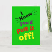 funny congratulations on achievement kaart (Voorkant)