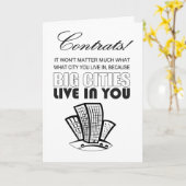 funny congratulations to graduate kaart (Gele Bloem)