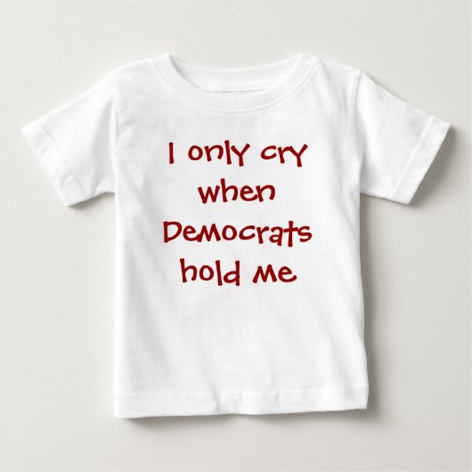 Funny Conservative Baby T-Shirt (Voorkant)
