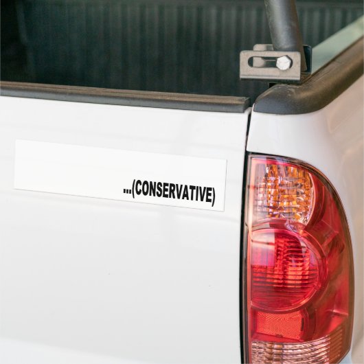 Funny Conservative Bumpersticker (Op Truck)