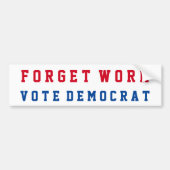 Funny Conservative Republican | Anti-democraat Bumpersticker (Voorkant)