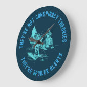 Funny Conspiracy Theory Moon Landing NASA Grote Klok (Hoek)