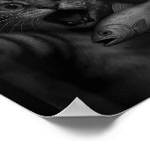 Funny Consracy Cat In Tin Foil Hat Panics At Alien Poster (Hoek)