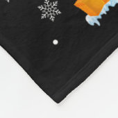 Funny Construction Excavator Truck Christmas Tree  Fleece Deken (Hoek)