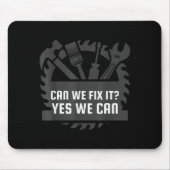 Funny Construction Worker, Bob The Builder Gag Gif Muismat (Voorkant)