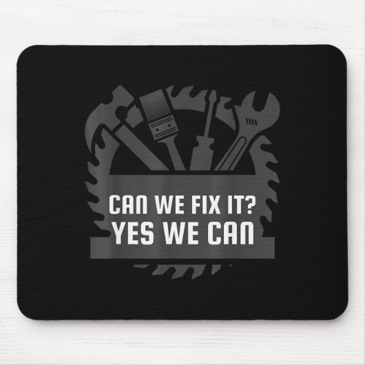 Funny Construction Worker, Bob The Builder Gag Gif Muismat (Voorkant)