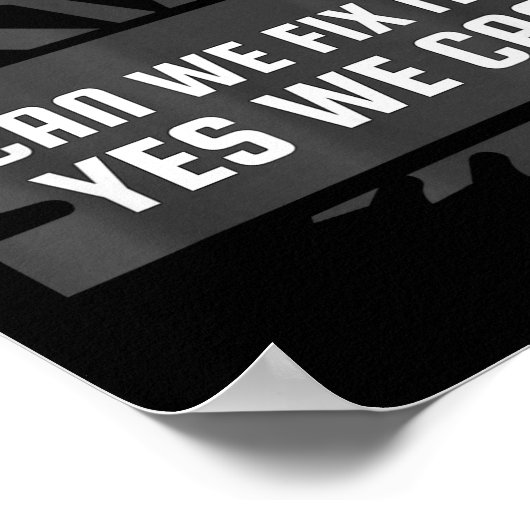 Funny Construction Worker, Bob The Builder Gag Gif Poster (Hoek)