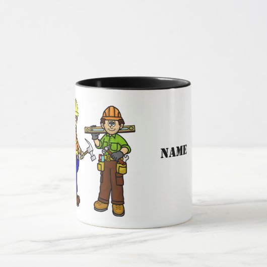 Funny Construction Workers Name Mok (Midden)
