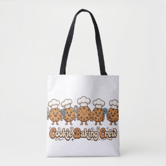 Funny Cookie Baking Crew Boodschappentas | Cute Ch Tote Bag