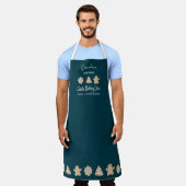 Funny Cookie Baking Crew Grandma Baking Apron Schort (Gedragen)