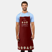 Funny Cookie Baking Crew Mam Baking Apron Schort (Gedragen)