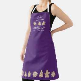 Funny Cookie Baking Crew Monogram Baking Apron Schort