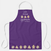 Funny Cookie Baking Crew Monogram Baking Apron Schort (Voorkant)