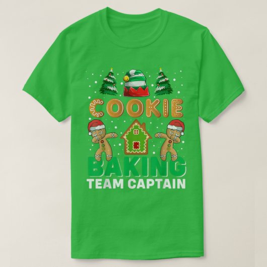 Funny Cookie Baking Team Tester Gingerbrood Xmas G T-shirt (Design voorkant)