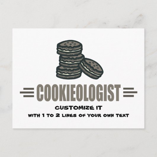Funny Cookie Briefkaart (Voorkant)
