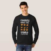Funny Cookie Cookies maakt de wereld beter T-shirt (Voorkant volledig)