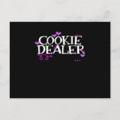 Funny Cookie Dealer Shirt Mam Pap Scouts Girls Kin Aankondigingskaart (Voorkant)
