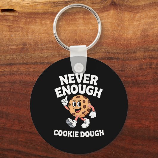 Funny Cookie Dough Retro Sleutelhanger (Voorkant)