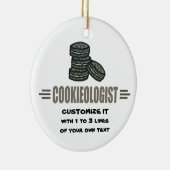 Funny Cookie Keramisch Ornament (Rechts)