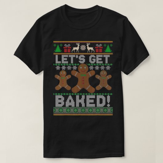 Funny Cookie-kerstcadeaus krijgen kerstmis T-shirt (Design voorkant)