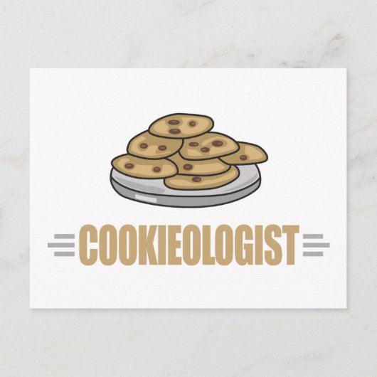 Funny Cookie Lover Briefkaart (Voorkant)