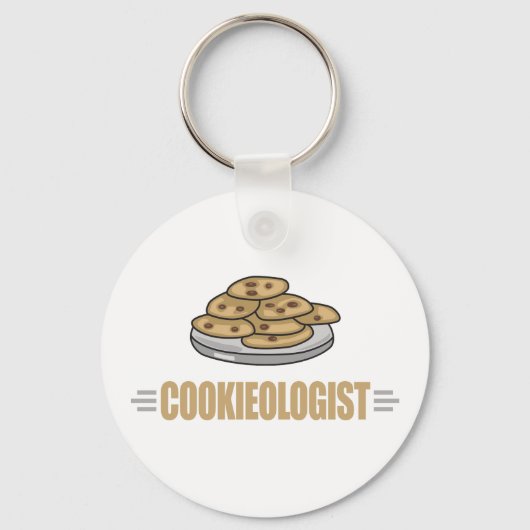 Funny Cookie Lover Sleutelhanger (Voorkant)