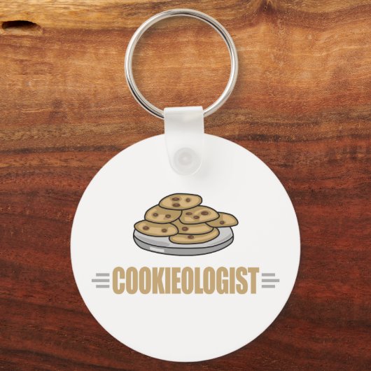 Funny Cookie Lover Sleutelhanger (Voorkant)