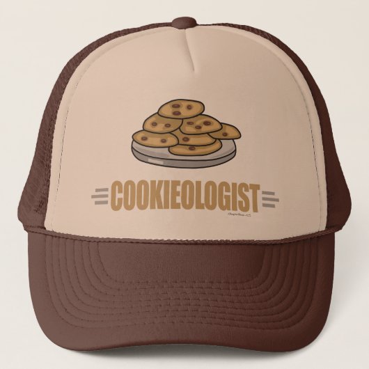 Funny Cookie Lover Trucker Pet (Voorkant)