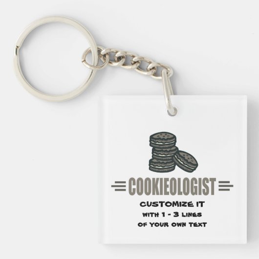 Funny Cookie Sleutelhanger (voorkant)