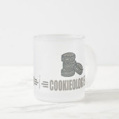 Funny Cookies Matglas Koffiemok (Voorkant rechts)