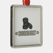 Funny Cookies Metalen Ornament (Rechts)
