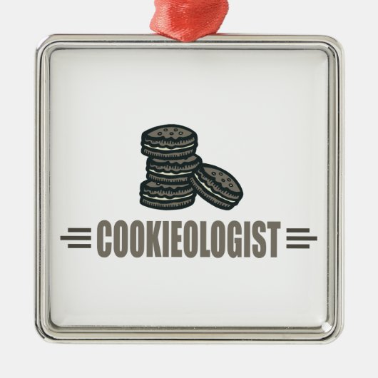 Funny Cookies Metalen Ornament (Voorkant)