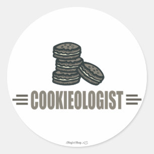 Funny Cookies Ronde Sticker