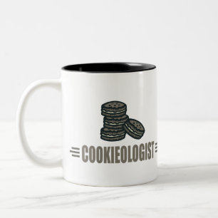 Funny Cookies Tweekleurige Koffiemok