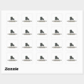 Funny Cookies Vierkante Sticker (Vel)