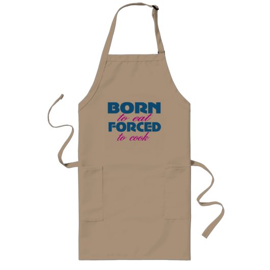 Funny Cooking Apron - Kitchen Gag Gifts Lang Schort (Voorkant)