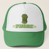 Funny Cooking Asparagus Trucker Pet (Voorkant)