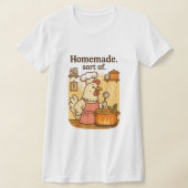 Funny Cooking Chicken Apron – Hen Making Soup T-shirt (Laagn)