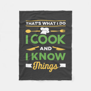 Funny Cooking Fleece Deken